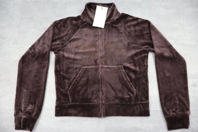 Zara Velvet Jacket With Sequin Text