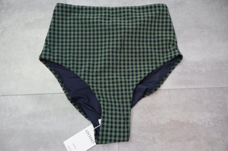 OYSHO High-Waisted Gingham Bikini Bottom