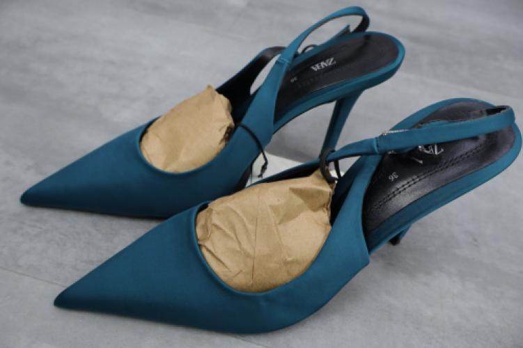 Zara High-Heel Mule Shoes