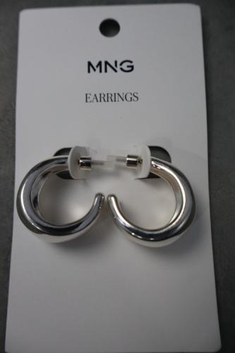 Mango Chunky Hoop Earrings