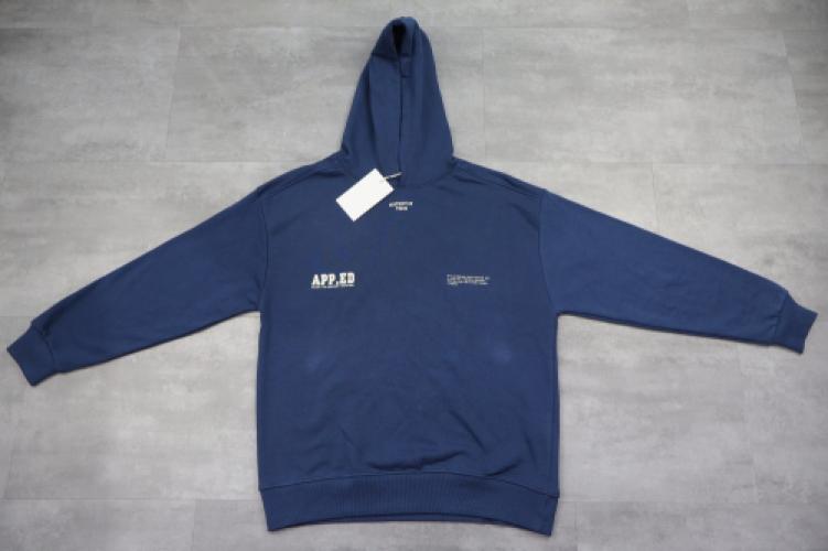 Zara Hooded Cotton Sweatshirt With Print