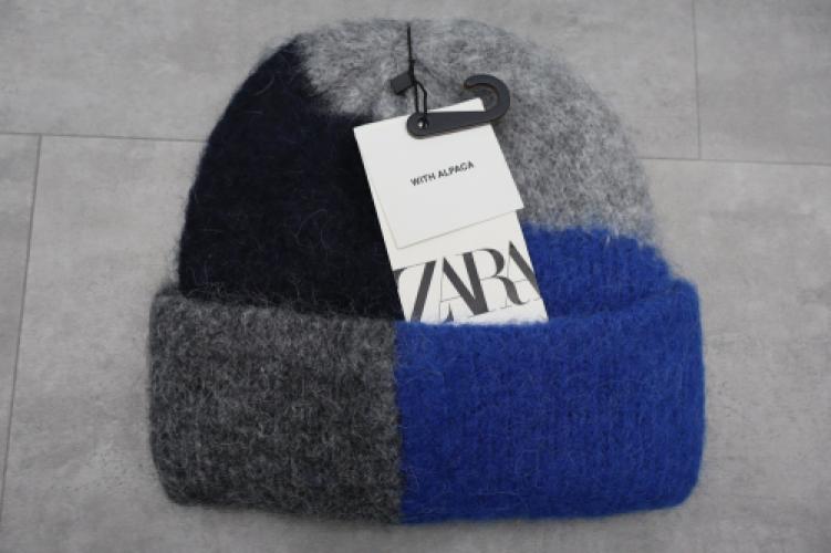 Zara Alpaca Print Beanie