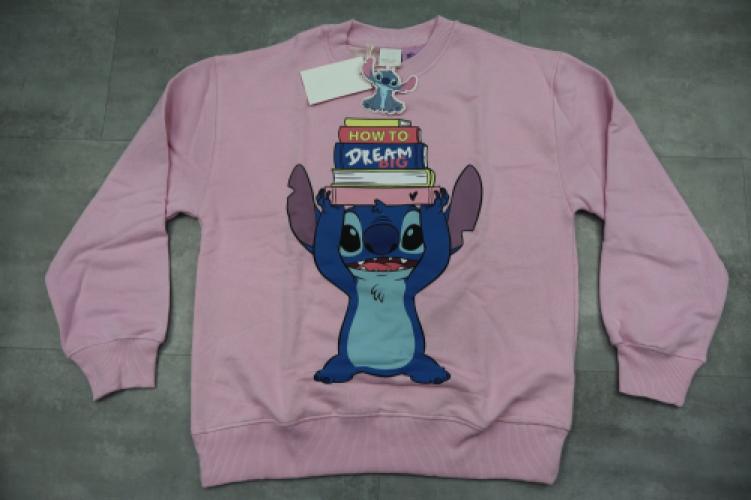 Zara Printed Sweatshirt With Ribbed Neck