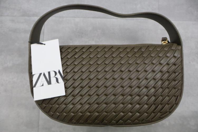 Zara Woven Effect Handbag