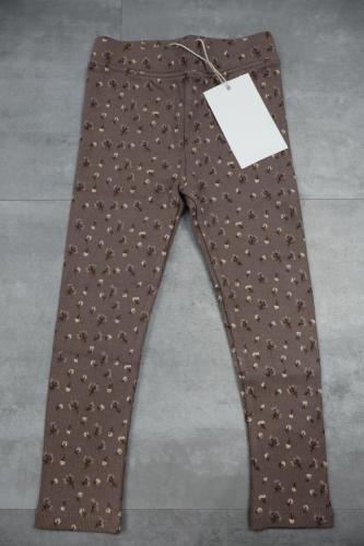 Zara Printed Ribbed Leggings