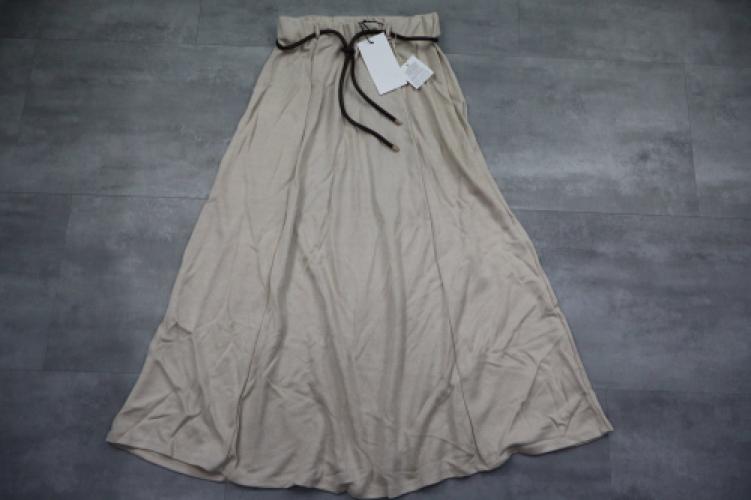 Zara Belted Cut-Out Knit Skirt