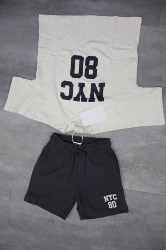 Zara Sporty Jogging T-Shirt & Shorts Set