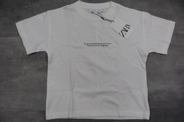 Zara Graphic Slogan T-Shirt